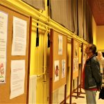 Utrinek iz razstave Aljaninih karikatur Utrinek iz razstave Aljaninih karikatur